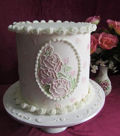 Roses  - Cake by Sugarart Cakes