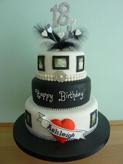 Ashleigh's 18th Birthday Cake - Cake by Caketastic Creations
