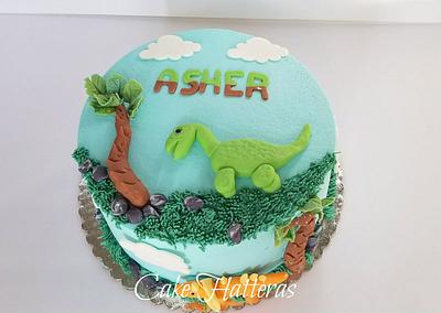 Dinosaur's for Asher - Cake by Donna Tokazowski- Cake Hatteras, Martinsburg WV