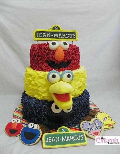 Sesame faces - Cake by Alexis M