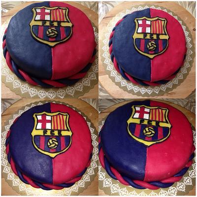 FC Barcelona cake - Cake by helenfawaz91
