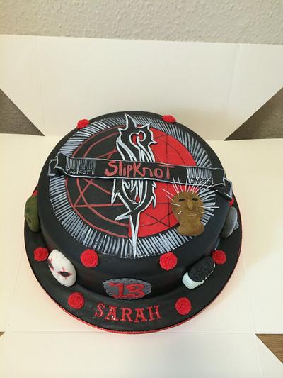 Slipknot cake  - Cake by Kirsty 