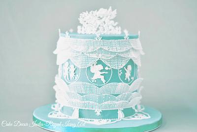Extension work with Royal Icing - Cake by Prachi Dhabaldeb