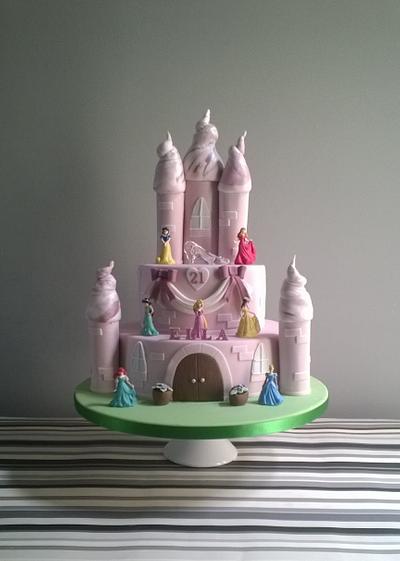 Princess Castle cake - Cake by BluebirdsBakehouse