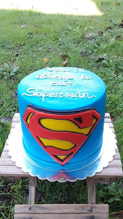 Superman  - Cake by Torte Panda
