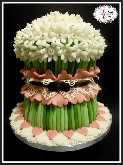 flowers cake - Cake by "Le torte artistiche di Cicci"