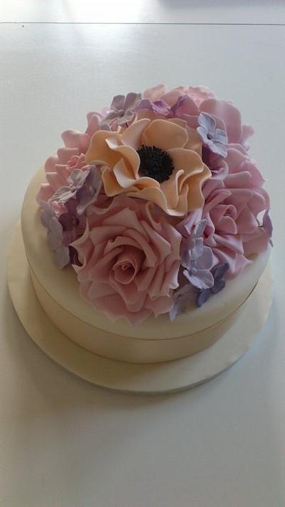 Flowers! - Cake by Rachel Nickson