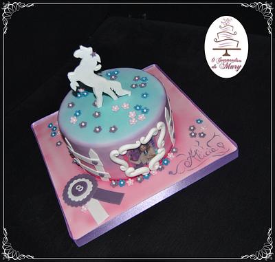 violetta / horse - Cake by Ô gourmandises de Mary