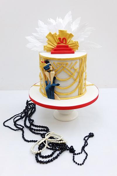 Art deco Birthday cake - Cake by SWEET architect