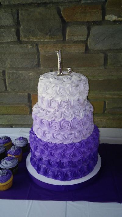 Purple love - Cake by PB Bakes & Catering