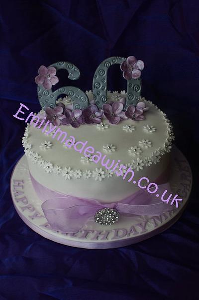 60th Birthday cake - Cake by Emilyrose