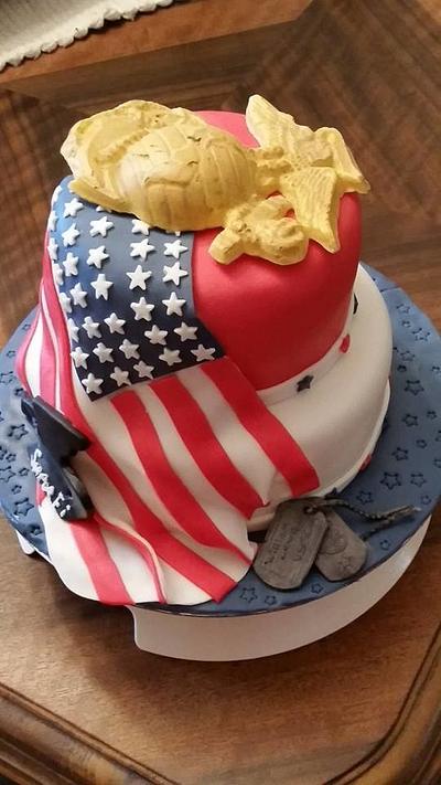 All American - Cake by Cakes Abound