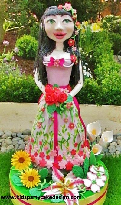 Spring bride   - Cake by Maria  Teresa Perez