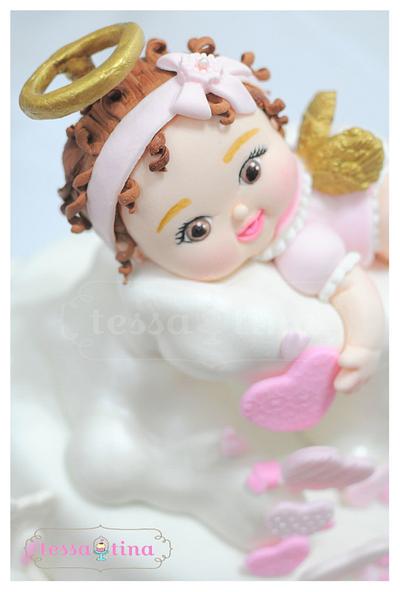 Angel Baby Cake - Cake by tessatinacakes