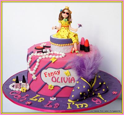Fancy Nancy (take 2) - Cake by Jo Finlayson (Jo Takes the Cake)