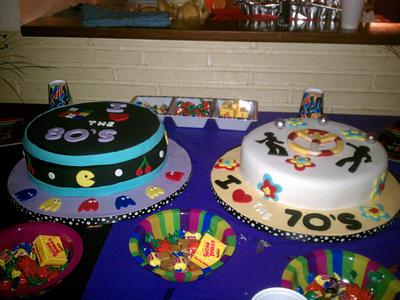 70's & 80's Theme Birthday Cakes - Cake by Aryelle Dall