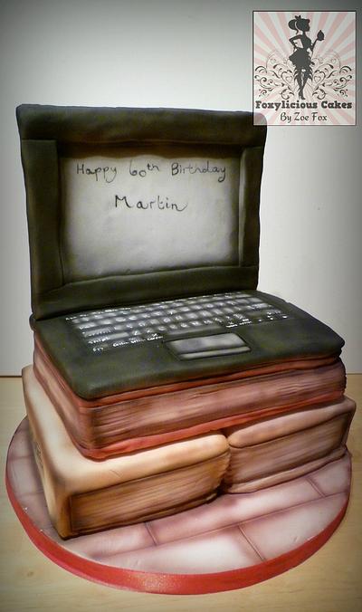 Laptop/Book Cake - Cake by Sweet Foxylicious