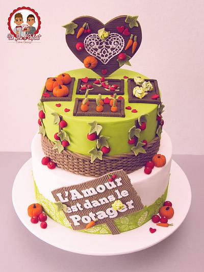 L'Amour est dans le Potager  - Cake by CAKE RÉVOL
