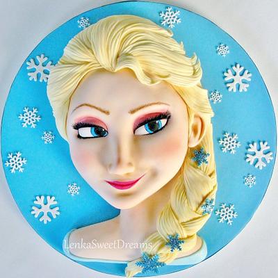 Princess Elsa 3D cake  - Cake by LenkaSweetDreams