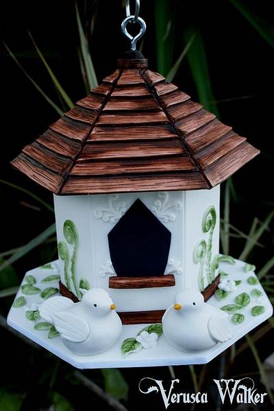Bird House Hang Cake - Cake by Verusca Walker