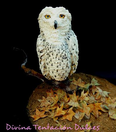 Autumn owl. - Cake by NadiaPedrazaMartinez