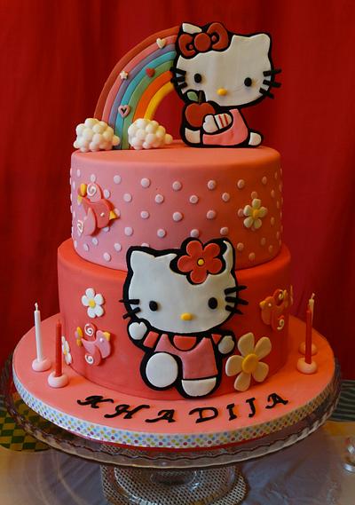 hello kitty bday cake - Cake by TnK Caketory
