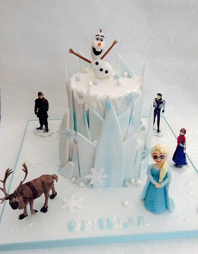 Frozen Birthday Cake - Cake by Deborah Cubbon (the4manxies)