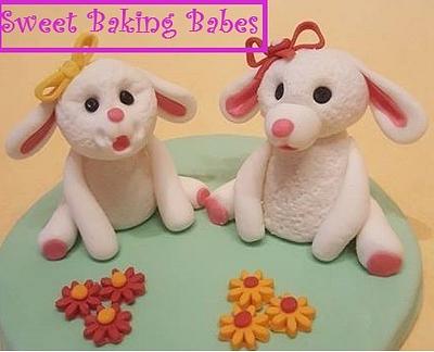 Little Lam Sisters - Cake by Sweet Baking Babes