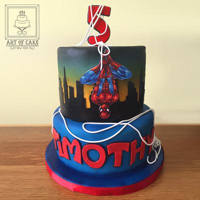 Spiderman Cake - Cake by Akademia Tortu - Magda Kubiś