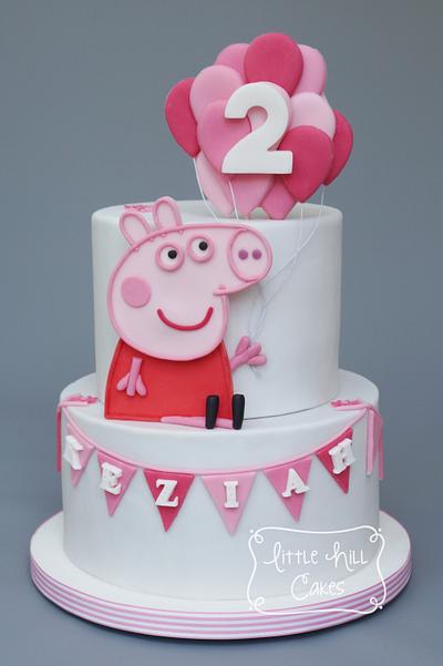 Peppa Pig Cake - Cake by Little Hill Cakes