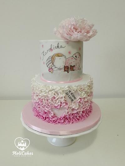 little girl  - Cake by MOLI Cakes