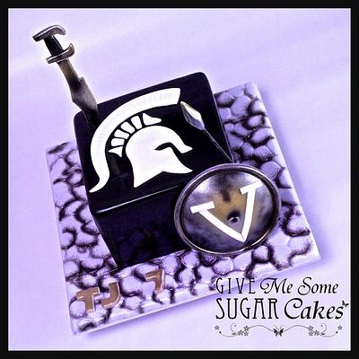 Spartan cake - Cake by RED POLKA DOT DESIGNS (was GMSSC)