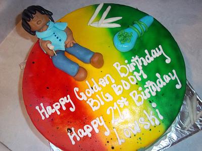 Bob Marley  - Cake by cakes by khandra