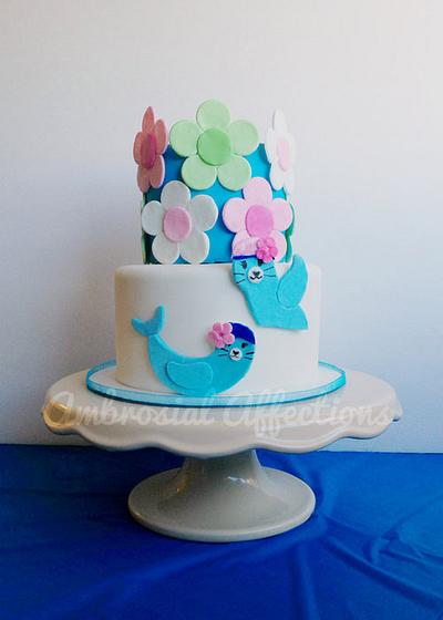 Baby Seal Cake - Cake by AmbrosialAffections