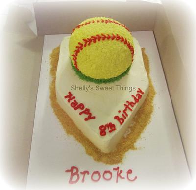 Softball cake - Cake by Shelly's Sweet Things