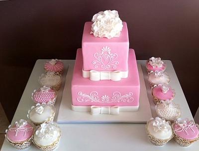 pink vintage - Cake by Kat Pescud