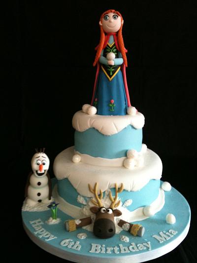 Frozen - Cake by Oggys