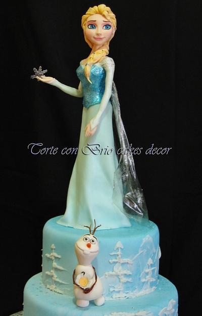 Elsa e olaf - Cake by Carmela Iadicicco (torte con brio)