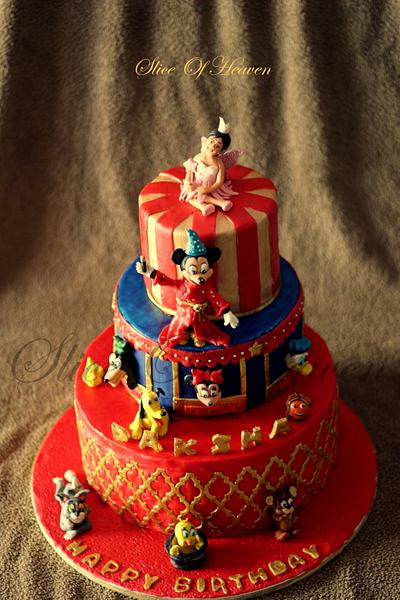 Mickey Mouse Carnival - Cake by Slice of Heaven By Geethu