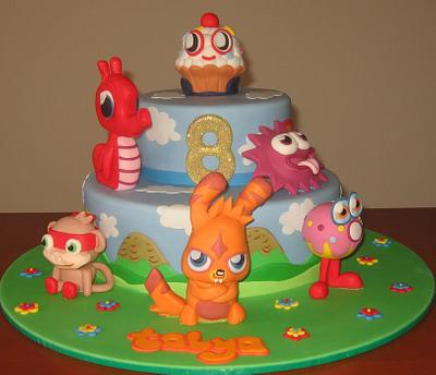 Moshi Monsters - Cake by Nadia Zucchelli