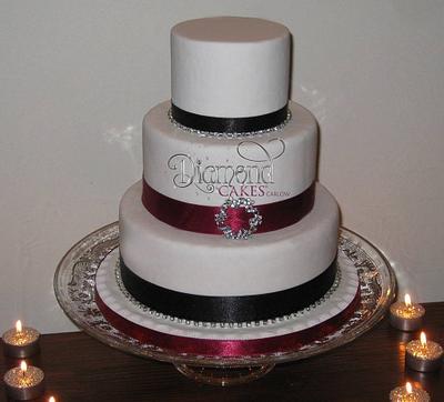 Wedding Cake 3 - Cake by DiamondCakesCarlow