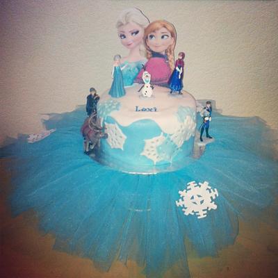 Disney Frozen cake - Cake by 4goodnesscakeiom
