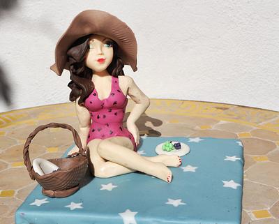 Picnic girl  - Cake by Lamputigu