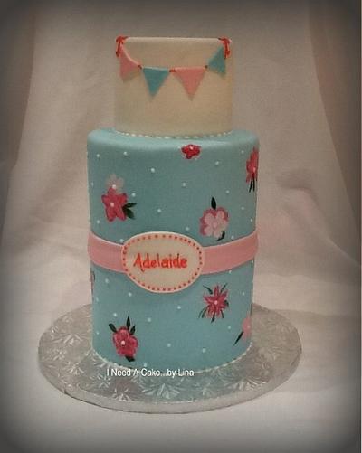 Shabby Chic floral - Cake by Lina Gikas