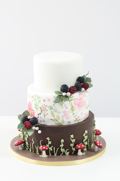 Berries & Mushrooms  - Cake by Anca Feodor