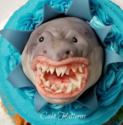 Shark Birthday Cake - Cake by Donna Tokazowski- Cake Hatteras, Martinsburg WV