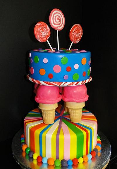 Candyland Cake - Cake by Connie Adkins