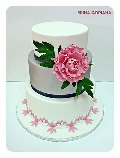 Silver Wedding - Cake by Irina-Adriana