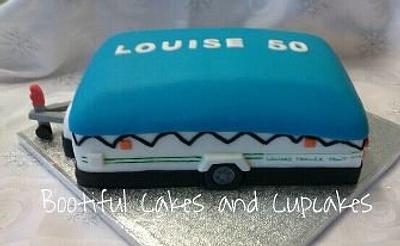 trailer tent - Cake by bootifulcakes