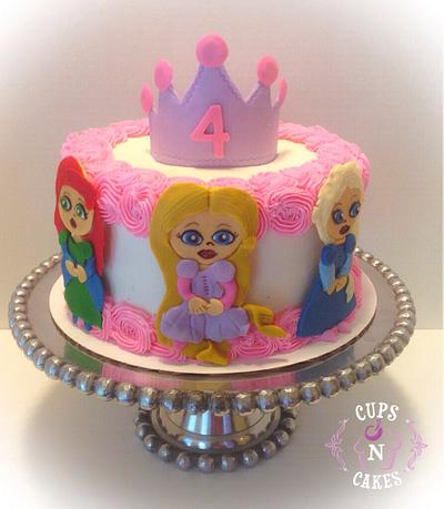 Pretty as a princess  - Cake by Cups-N-Cakes 